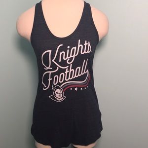 Knights Football Women's Black Tank Top
